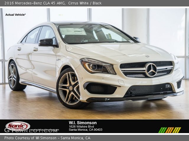 2016 Mercedes-Benz CLA 45 AMG in Cirrus White