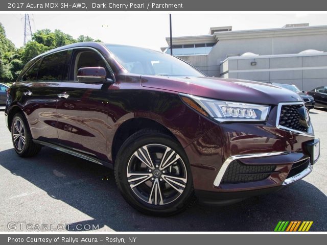 2017 Acura MDX SH-AWD in Dark Cherry Pearl