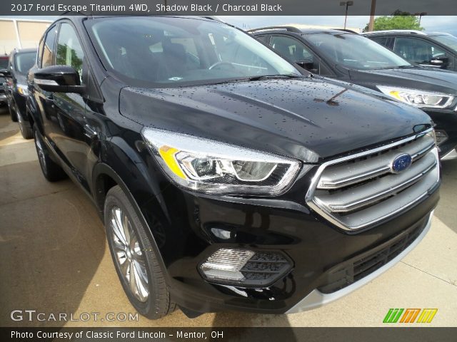 2017 Ford Escape Titanium 4WD in Shadow Black