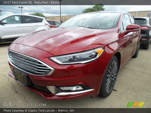 2017 Ford Fusion SE in Ruby Red