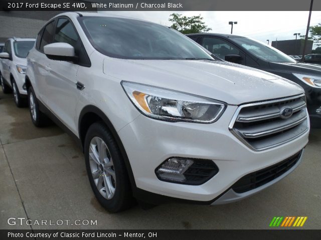 2017 Ford Escape SE 4WD in White Platinum