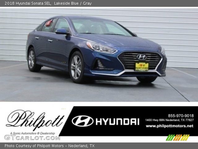 2018 Hyundai Sonata SEL in Lakeside Blue