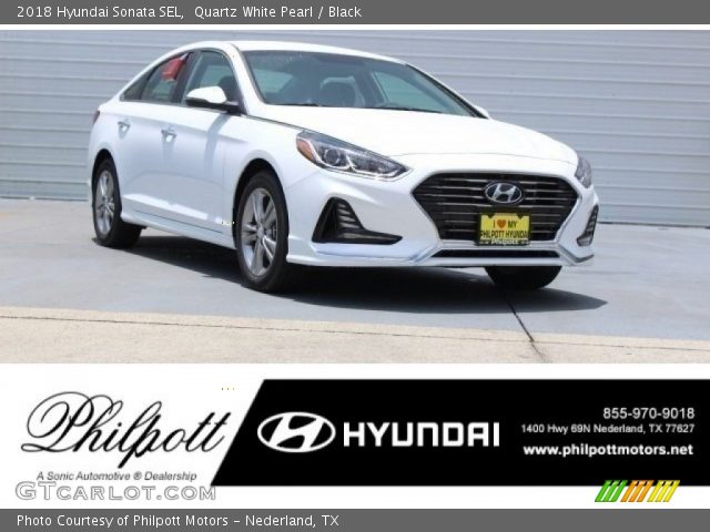 2018 Hyundai Sonata SEL in Quartz White Pearl