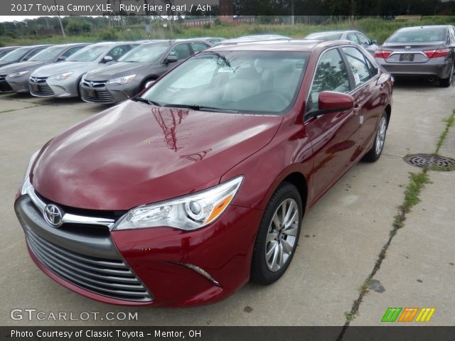 2017 Toyota Camry XLE in Ruby Flare Pearl