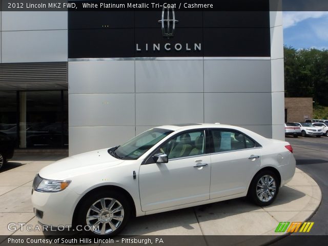 2012 Lincoln MKZ FWD in White Platinum Metallic Tri-Coat