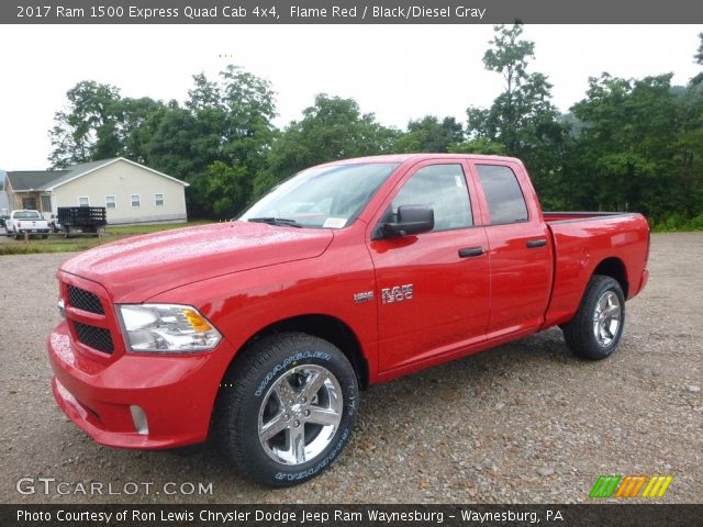 2017 Ram 1500 Express Quad Cab 4x4 in Flame Red