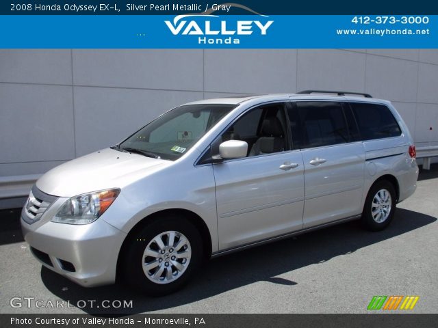 2008 Honda Odyssey EX-L in Silver Pearl Metallic