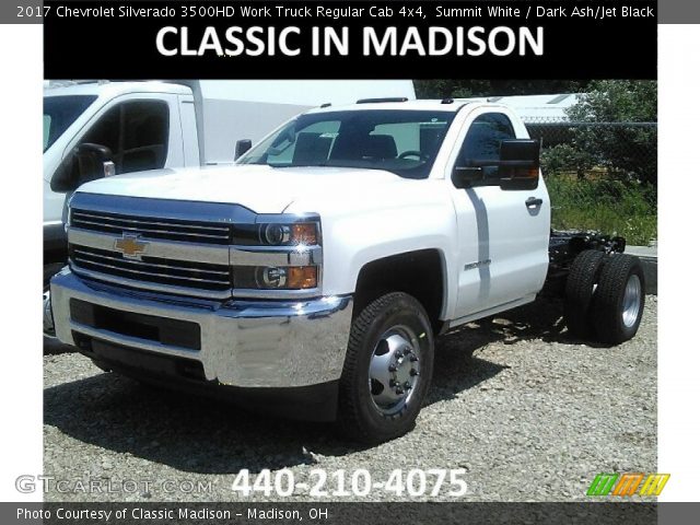 2017 Chevrolet Silverado 3500HD Work Truck Regular Cab 4x4 in Summit White