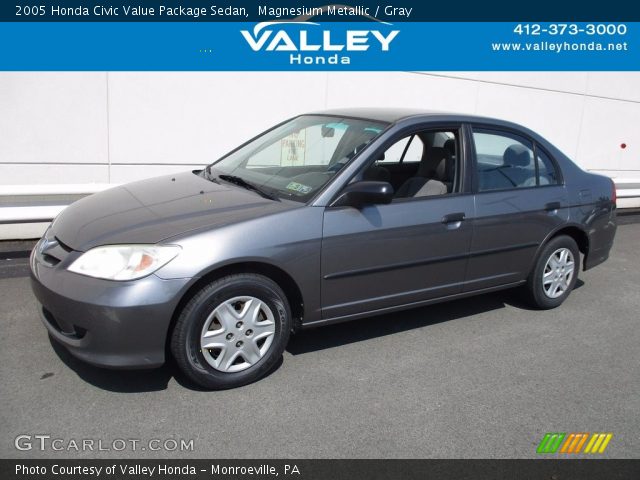 2005 Honda Civic Value Package Sedan in Magnesium Metallic
