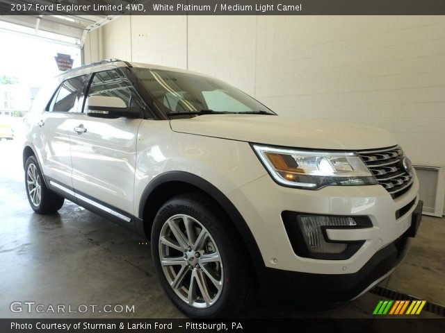 2017 Ford Explorer Limited 4WD in White Platinum