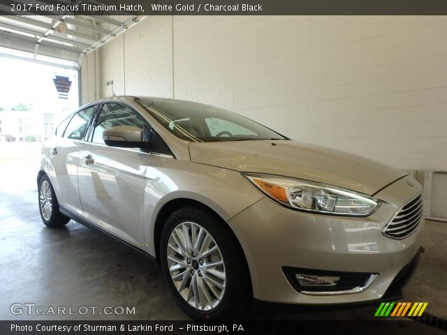 2017 Ford Focus Titanium Hatch in White Gold