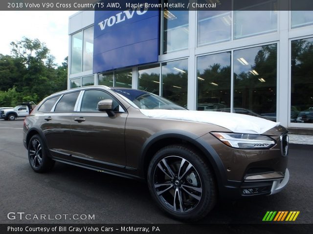 2018 Volvo V90 Cross Country T5 AWD in Maple Brown Metallic