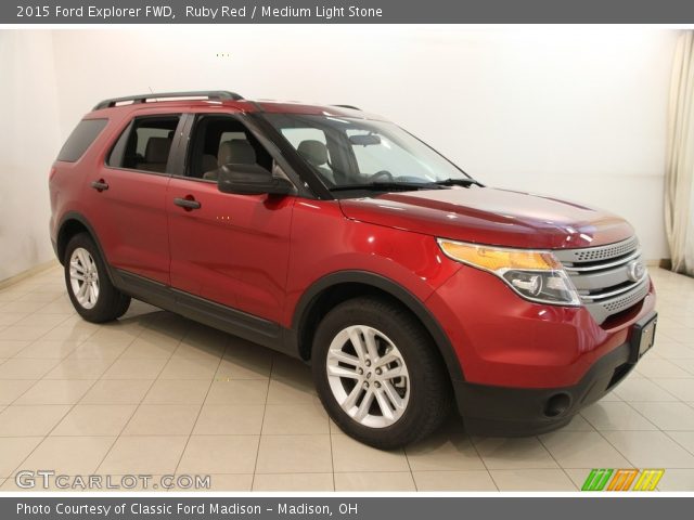 2015 Ford Explorer FWD in Ruby Red