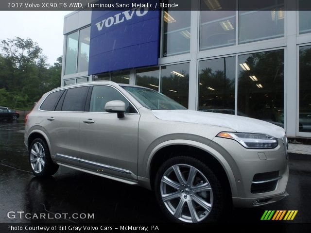 2017 Volvo XC90 T6 AWD in Luminous Sand Metallic