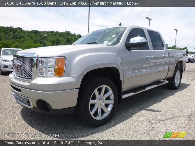 2008 GMC Sierra 1500 Denali Crew Cab AWD in Silver Birch Metallic