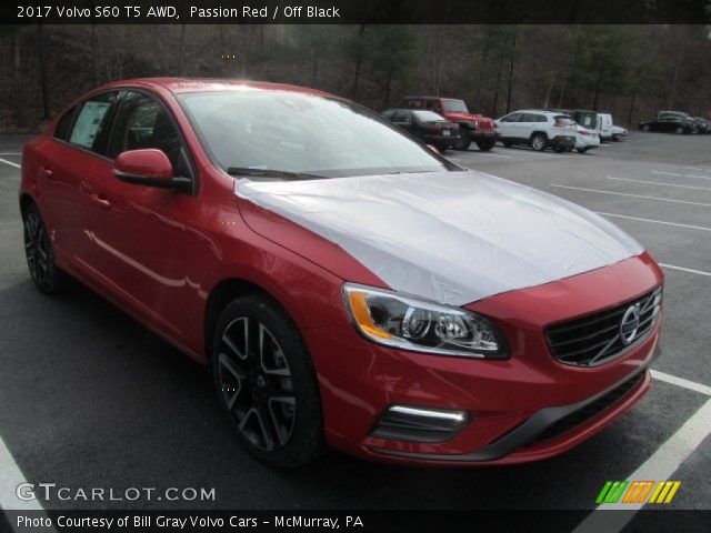 2017 Volvo S60 T5 AWD in Passion Red