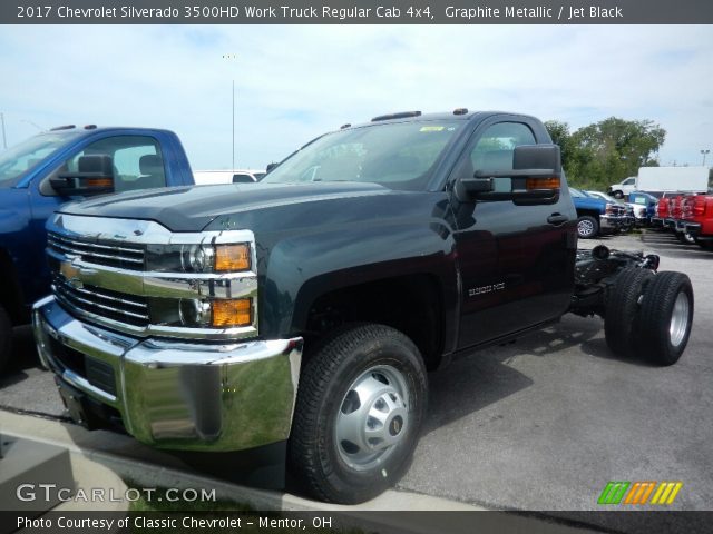 2017 Chevrolet Silverado 3500HD Work Truck Regular Cab 4x4 in Graphite Metallic