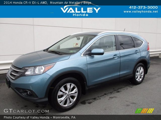 2014 Honda CR-V EX-L AWD in Mountain Air Metallic
