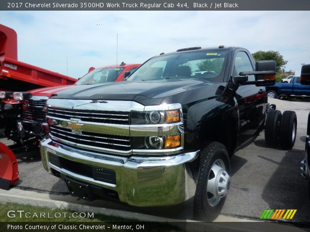 2017 Chevrolet Silverado 3500HD Work Truck Regular Cab 4x4 in Black