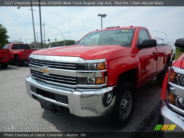 2017 Chevrolet Silverado 2500HD Work Truck Regular Cab 4x4 in Red Hot