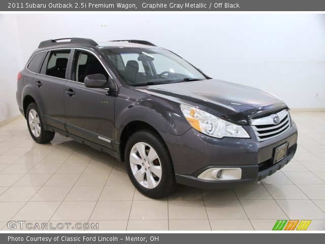 2011 Subaru Outback 2.5i Premium Wagon in Graphite Gray Metallic