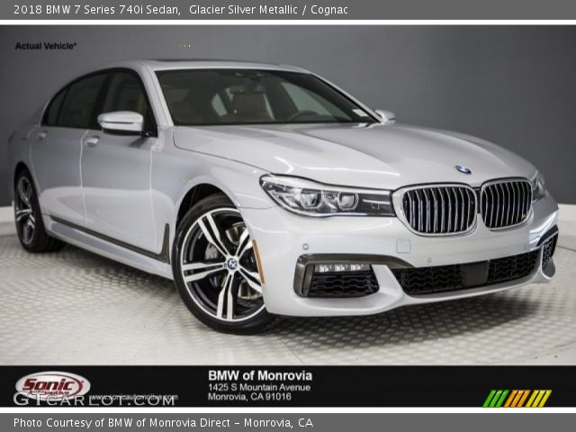 2018 BMW 7 Series 740i Sedan in Glacier Silver Metallic