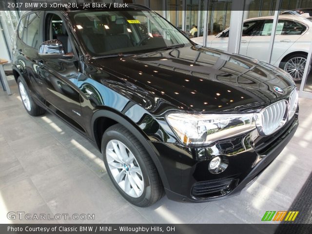 2017 BMW X3 xDrive28i in Jet Black