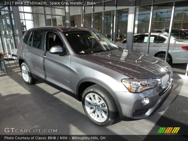 2017 BMW X3 xDrive28i in Space Gray Metallic