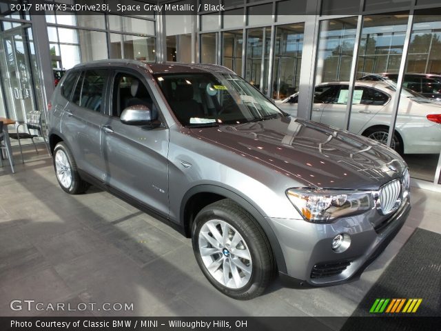 2017 BMW X3 xDrive28i in Space Gray Metallic