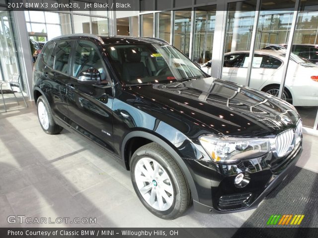 2017 BMW X3 xDrive28i in Jet Black