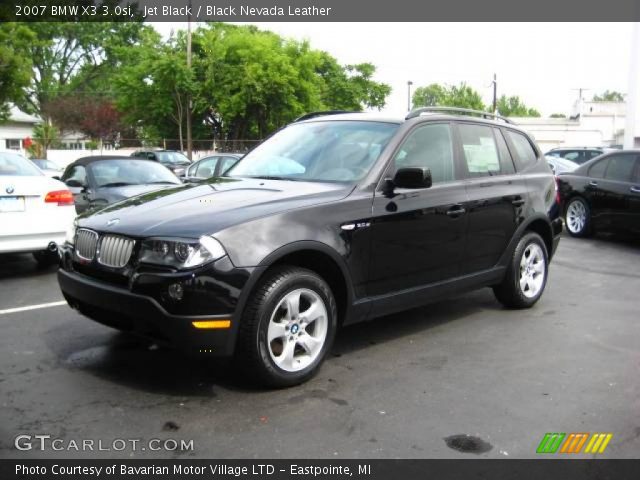 2007 BMW X3 3.0si in Jet Black