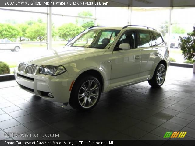 2007 BMW X3 3.0si in Alpine White
