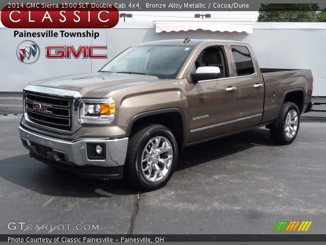 2014 GMC Sierra 1500 SLT Double Cab 4x4 in Bronze Alloy Metallic