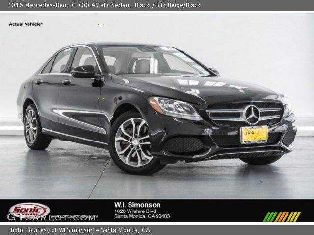 2016 Mercedes-Benz C 300 4Matic Sedan in Black