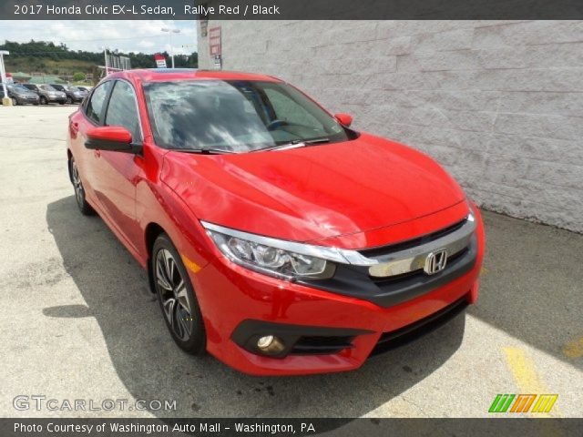 2017 Honda Civic EX-L Sedan in Rallye Red