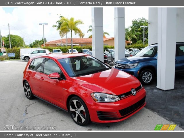 2015 Volkswagen Golf GTI 4-Door 2.0T S in Tornado Red