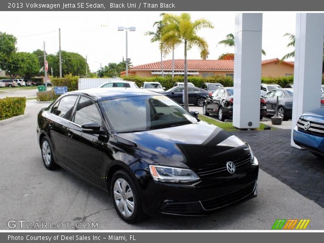 2013 Volkswagen Jetta SE Sedan in Black Uni