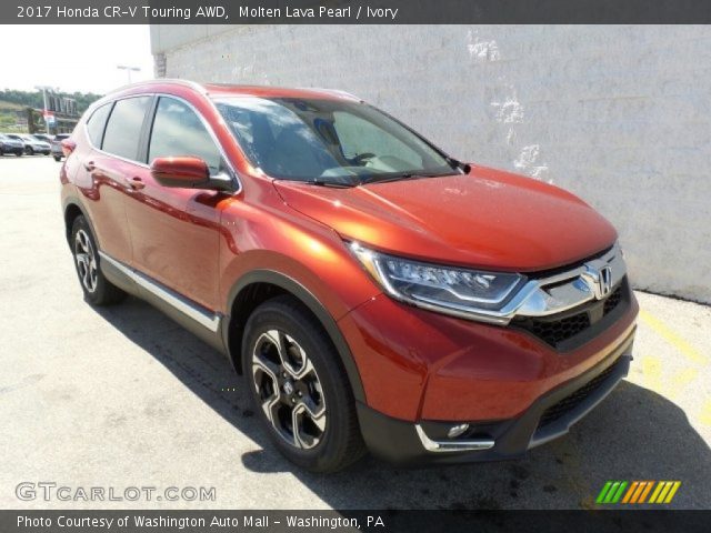 2017 Honda CR-V Touring AWD in Molten Lava Pearl