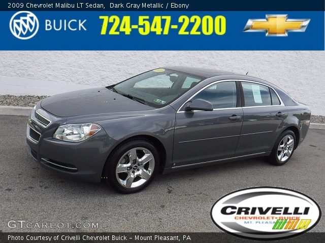 2009 Chevrolet Malibu LT Sedan in Dark Gray Metallic