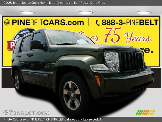 2008 Jeep Liberty Sport 4x4 in Jeep Green Metallic