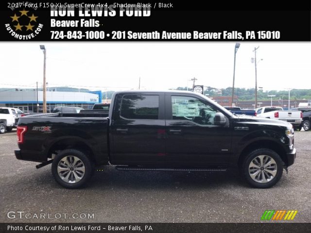 2017 Ford F150 XL SuperCrew 4x4 in Shadow Black