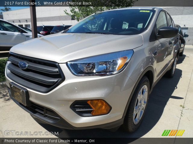 2017 Ford Escape S in White Gold