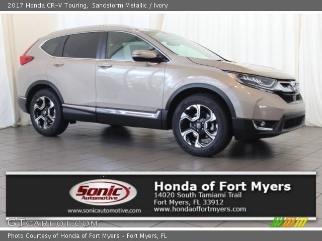 2017 Honda CR-V Touring in Sandstorm Metallic