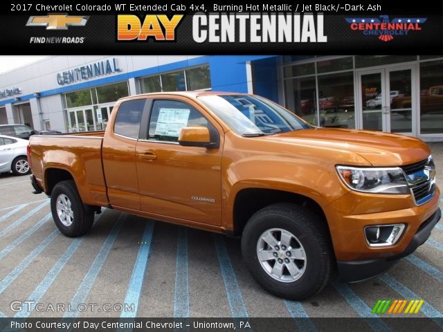 2017 Chevrolet Colorado WT Extended Cab 4x4 in Burning Hot Metallic