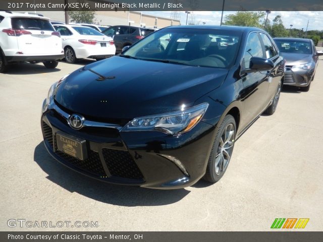 2017 Toyota Camry XSE V6 in Midnight Black Metallic