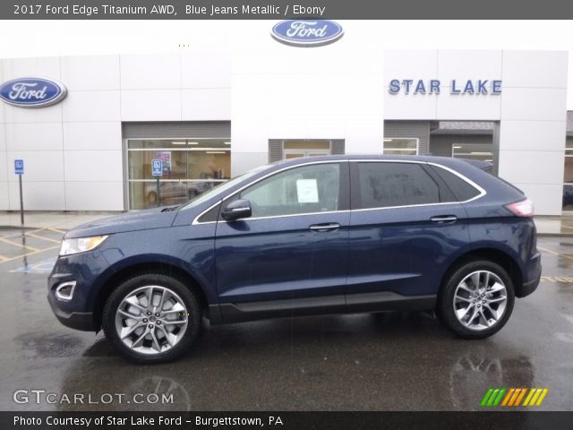2017 Ford Edge Titanium AWD in Blue Jeans Metallic
