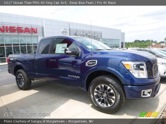 2017 Nissan Titan PRO-4X King Cab 4x4 in Deep Blue Pearl