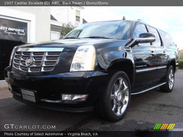 2007 Cadillac Escalade ESV AWD in Black Raven