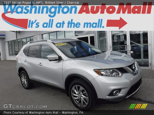 2015 Nissan Rogue SL AWD in Brilliant Silver