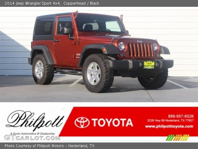 2014 Jeep Wrangler Sport 4x4 in Copperhead